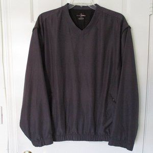 Grand Slam Mens L/S Gray Golf Windbreaker Convert. Zip Off Sleeve Vest NWOT - XL